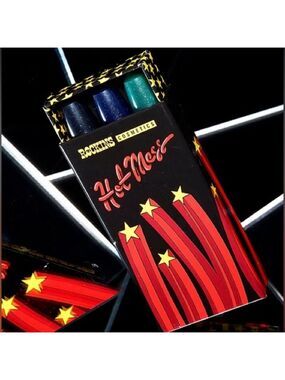 Rockins Cosmetics Hot Mess Glitter Gel Eye Pens Box Set